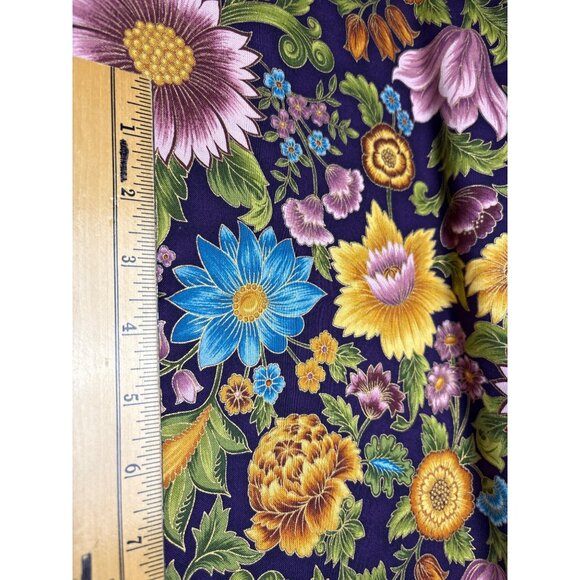 Robert Kaufman Tuscan Wildflower Cotton Fabric Peggy Toole 12" x 44" - Picture 5 of 9